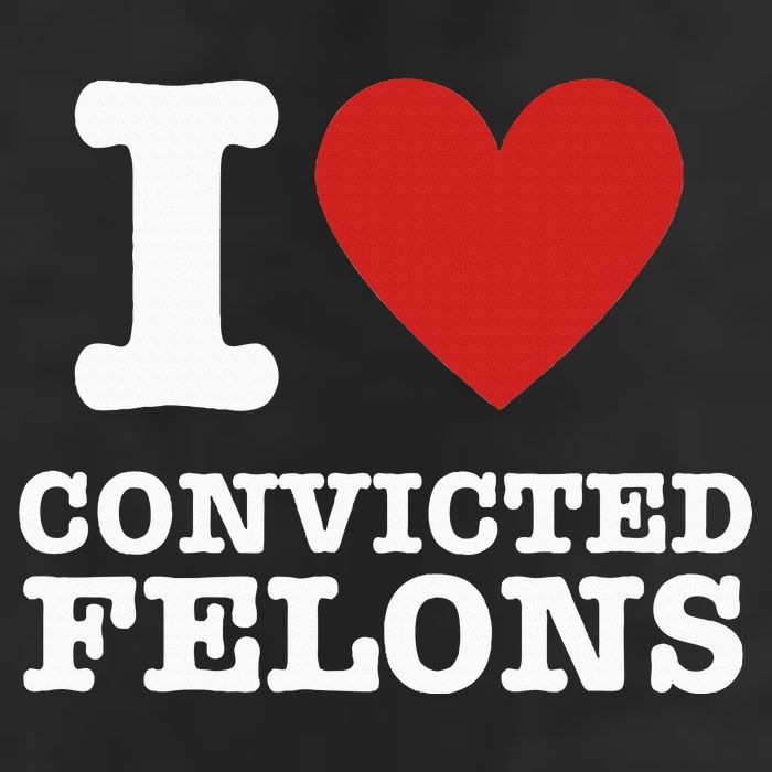 I Love Convicted Felons I Heart Convicted Felons Adult Drive Performance Visor