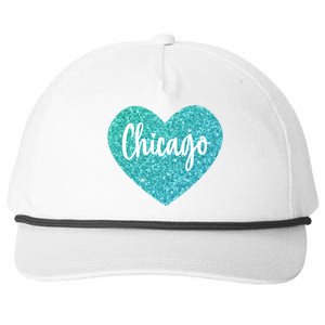 I Love Chicago Usa Heart Great Gift Snapback Five-Panel Rope Hat