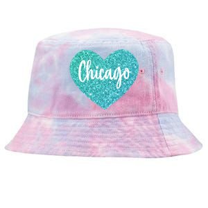 I Love Chicago Usa Heart Great Gift Tie-Dyed Bucket Hat