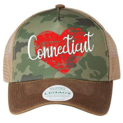 I Love Connecticut Cool Connecticut Legacy Tie Dye Trucker Hat