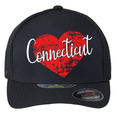 I Love Connecticut Cool Connecticut Flexfit Unipanel Trucker Cap