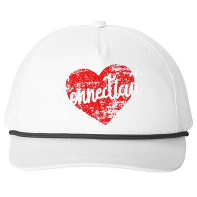 I Love Connecticut Cool Connecticut Snapback Five-Panel Rope Hat