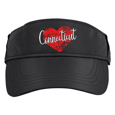 I Love Connecticut Cool Connecticut Adult Drive Performance Visor