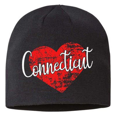 I Love Connecticut Cool Connecticut Sustainable Beanie