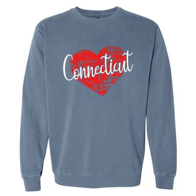 I Love Connecticut Cool Connecticut Garment-Dyed Sweatshirt