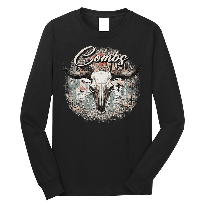 I Love Combs Pride Name Personalized Funny Outfit For Lovers Long Sleeve Shirt