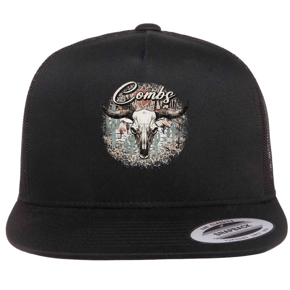 I Love Combs Pride Name Personalized Funny Outfit For Lovers Flat Bill Trucker Hat