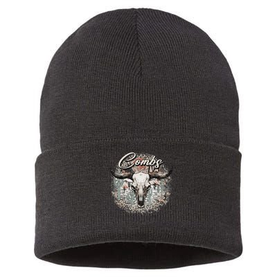 I Love Combs Pride Name Personalized Funny Outfit For Lovers Sustainable Knit Beanie