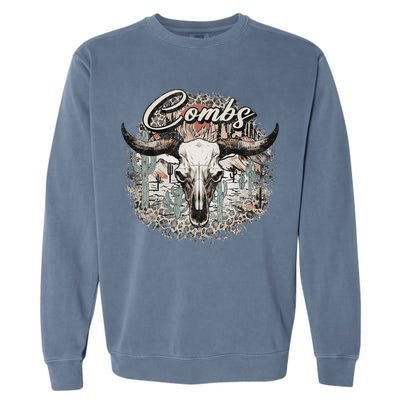 I Love Combs Pride Name Personalized Funny Outfit For Lovers Garment-Dyed Sweatshirt