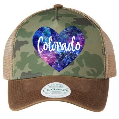 I Love Colorado Usa Gift Legacy Tie Dye Trucker Hat