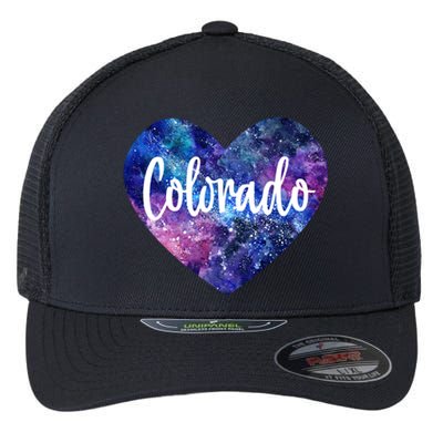 I Love Colorado Usa Gift Flexfit Unipanel Trucker Cap