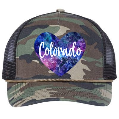 I Love Colorado Usa Gift Retro Rope Trucker Hat Cap