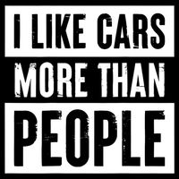 I Like Cars More Than People Funny Car Mechanic Dad Husband Impact Tech Backpack