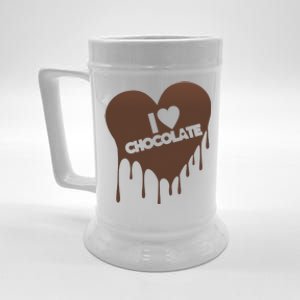 I Love Chocolate Candy Heart Lover Beer Stein