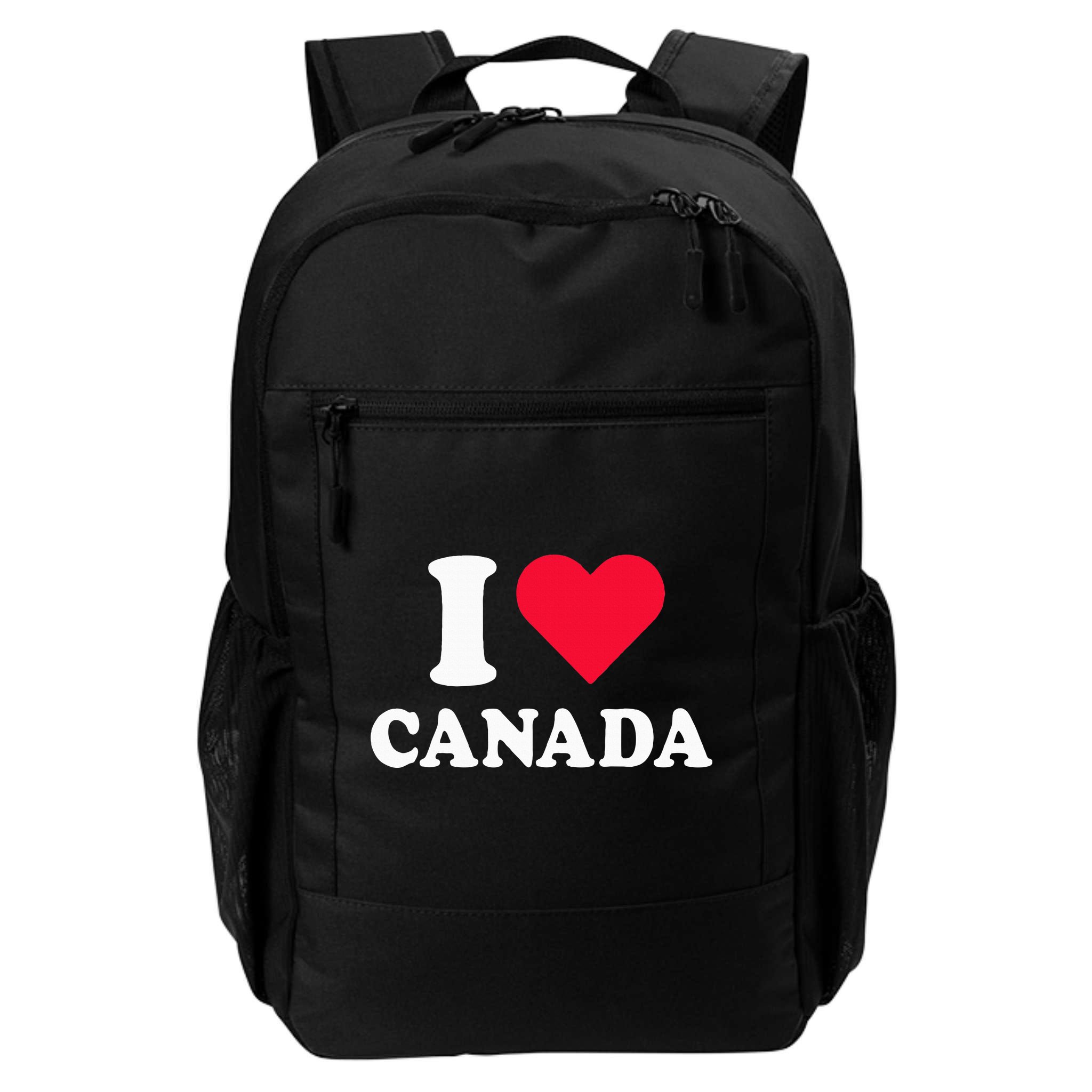 I Love Canada Heart Canada Backpack