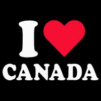 I Love Canada Heart Canada Backpack
