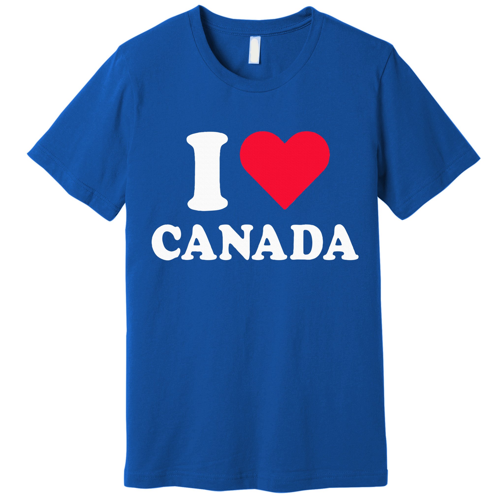I Love Canada Heart Canada Premium T-Shirt