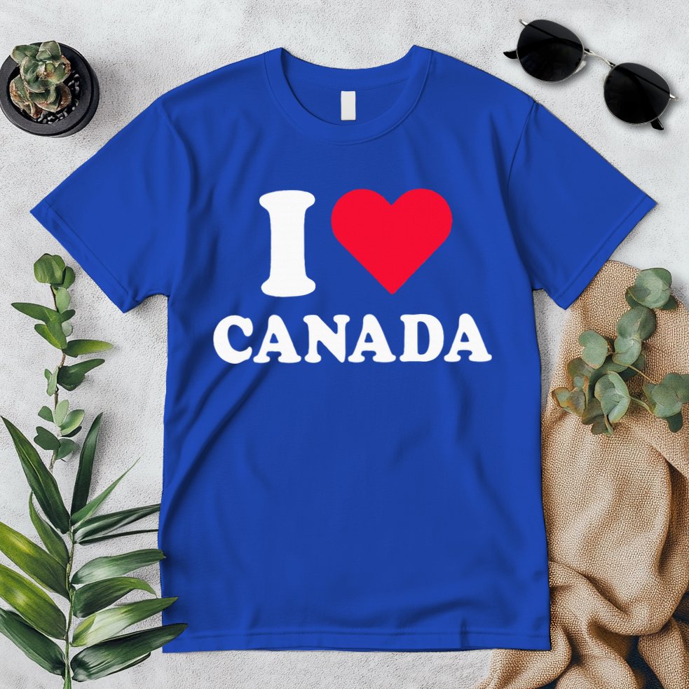 I Love Canada Heart Canada Premium T-Shirt
