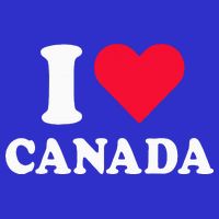 I Love Canada Heart Canada Premium T-Shirt