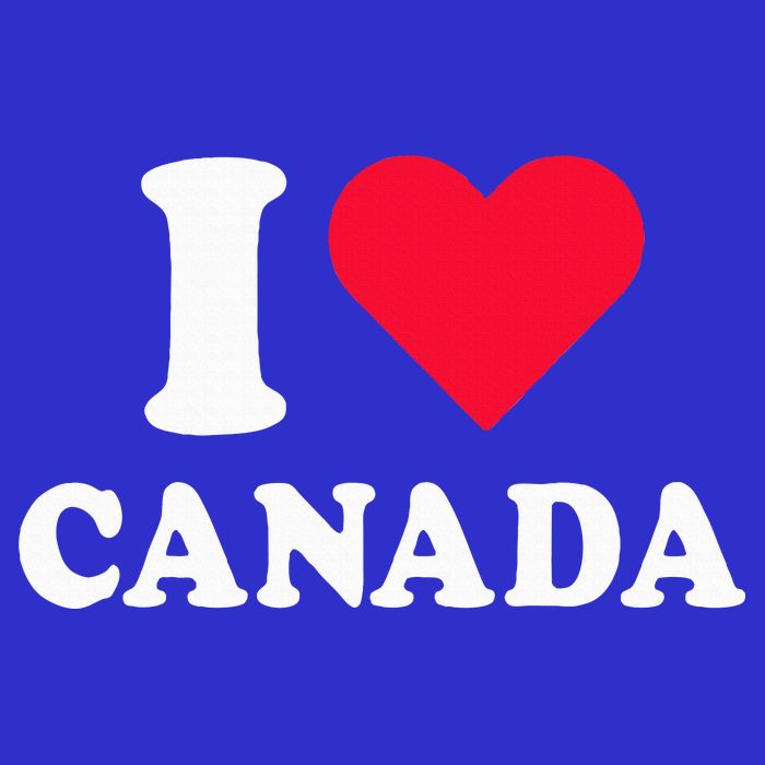I Love Canada Heart Canada Premium T-Shirt