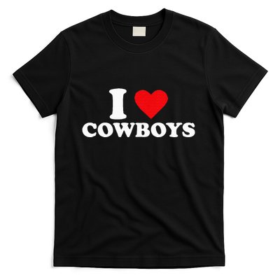 I Love Cowboys T-Shirt
