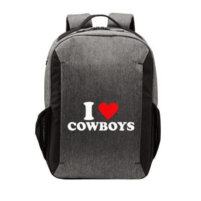 I Love Cowboys Vector Backpack