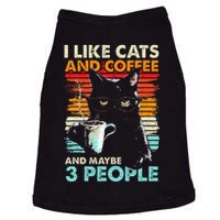 I Like Cats And Coffee And Maybe 3 People Funny Love Cat Doggie Tank