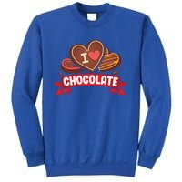 I Love Chocolate Sweets Candy Chocolate Bar Gift Sweatshirt