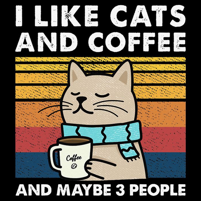 I Like Cats And Coffee And Maybe 3 People Impact Tech Backpack