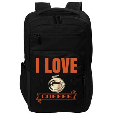 I Love Coffee Impact Tech Backpack