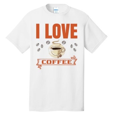 I Love Coffee Tall T-Shirt