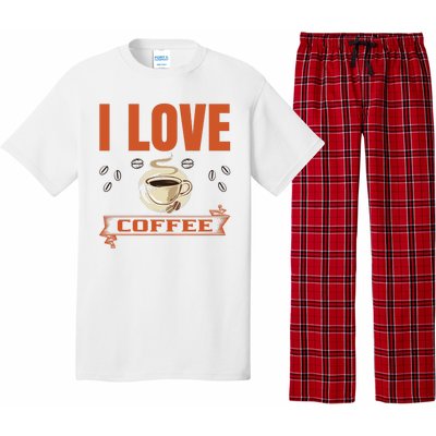 I Love Coffee Pajama Set