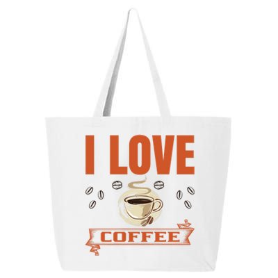 I Love Coffee 25L Jumbo Tote