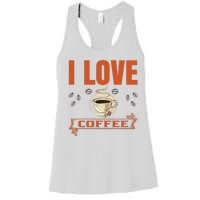 I Love Coffee Women's Racerback Tank