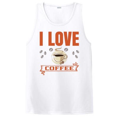 I Love Coffee PosiCharge Competitor Tank