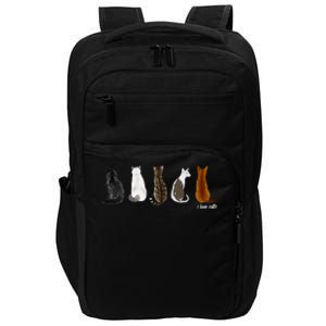 I Love Cats For Cat Lovers Cool Gift Impact Tech Backpack