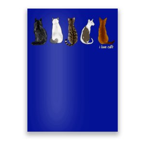 I Love Cats For Cat Lovers Cool Gift Poster