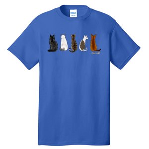 I Love Cats For Cat Lovers Gift Tall T-Shirt