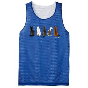 I Love Cats For Cat Lovers Gift Mesh Reversible Basketball Jersey Tank