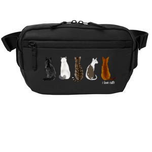 I Love Cats For Cat Lovers Gift Crossbody Pack