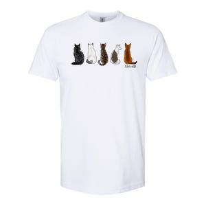 I Love Cats For Cat Lovers Gift Softstyle CVC T-Shirt