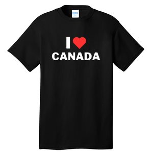 I Love Canada Tall T-Shirt