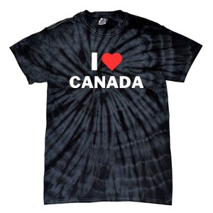 I Love Canada Tie-Dye T-Shirt