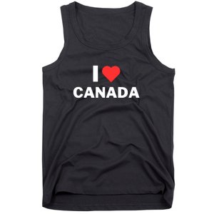 I Love Canada Tank Top