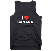 I Love Canada Tank Top