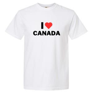 I Love Canada Garment-Dyed Heavyweight T-Shirt