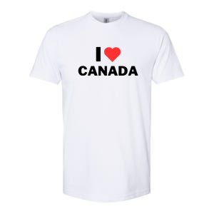 I Love Canada Softstyle CVC T-Shirt