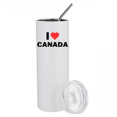 I Love Canada Stainless Steel Tumbler