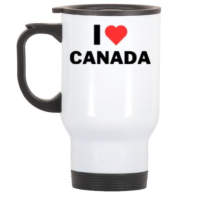 I Love Canada Stainless Steel Travel Mug