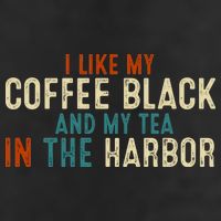 I Like Coffee Black And My Tea In The Harbor 25L Jumbo Tote